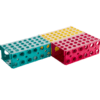 Multi Combination Racks, PP, Tube Capacity, ml 0.5 & 1.5 & 2.0, 12 x 75 Tube, 15 & 50, No. per case-4 (assorted colours) - Image 2