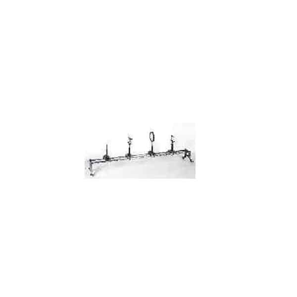 OPTICAL BENCH (Metal Double Rod)- Brass Pipe, 1.5meter Long(Half Shaper Riders)