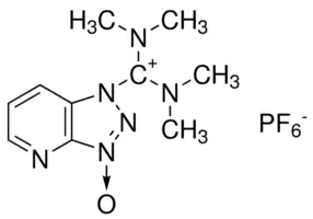 HATU 98% For Synthesis O-(7-Azobenzotriazol-1-yl) N,N,N’N’-tetramethyluronium hexafluorophosphate Store at 2-8°C