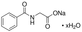 HIPPURIC ACID SODIUM SALT 99% Extra Pure Benzoylaminoacetic acid sodium salt; Sodium hippurate; N-Benzoylglycine sodium salt