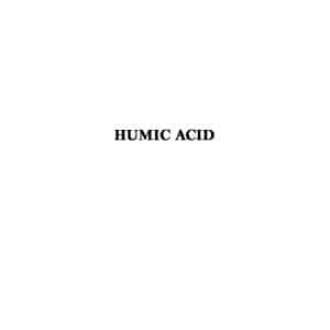 HUMIC ACID 60% Growth stimulant,Catalyst,Chelating agent.