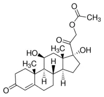 HYDROCORTISONE ACETATE 97% Extra Pure 11ß,17a,21-Trihydroxy-4-pregnene-3,20-dione 21- acetate; 17-a-Hydroxycorticosterone acetate; 17- Hydroxycorticosterone 21-acetate; 21-Acetoxy-4- pregnene-11ß,17a-diol-3,20-dione; 4-Pregnene- 11ß,17a,21-triol-3,20-dione 21-acetate