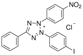 I.N.T. 95% AR 2-(4-Iodophenyl)-3-(4-nitrophenyl)-5-phenyltetrazolium chloride Store at 2-8°C