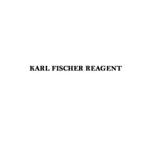 KARL FISCHER REAGENT (Single solution) Pyridine Free 1 ml of reagent = 5 mg H2O approx. (1 lit = 1.2 kg) Ideal for aldehyde and ketones odourless & Free of pyridine & chlorinated hydrocarbons. - A stable end point - High speed titration - Outstanding reproducibility