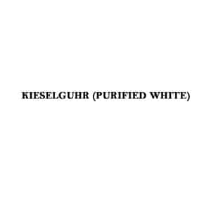 KIESELGUHR (PURIFIED WHITE) Infusorial earth Purified and ignited