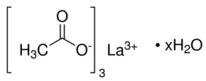 LANTHANUM ACETATE HYDRATE 97% Extra Pure Lanthanum(III) acetate hydrate