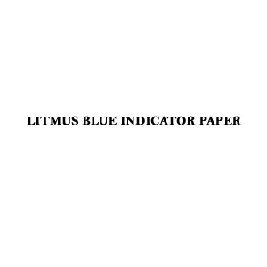 LITMUS BLUE INDICATOR PAPER 10 Books of 20 leaves in Box Packed in plastic dispenser
