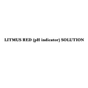LITMUS RED (pH indicator) SOLUTION Indicator grade
