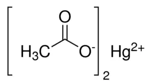 MERCURIC ACETATE 98.5% Extra Pure Mercury(II) acetate Reagent for the hydrolysis of vinyl halides to ketones.