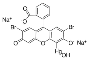 MERCUROCHROME 97.5% Extra Pure Mercury Dibromofluorescein