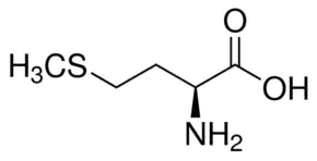 L-METHIONINE 99% For Biochemistry (S)-2-Amino-4-(methylmercapto)butyric acid; L-2- Amino-4-(methylthio)butanoic acid