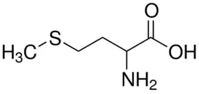 DL-METHIONINE 99% For Biochemistry (±)-2-Amino-4-(methylmercapto)butyric acid; DL-2- Amino-4-(methylthio)butanoic acid (Confirms to BP)