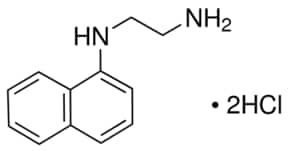 N-1-NAPHTHYL ETHYLENE DIAMINE DIHYDROCHLORIDE 98% AR/ACS 2-(1-Naphthylamino)ethylamine dihydrochloride Reagent for nitrite, potassium and sulphate for determination of sulphonamide in blood.
