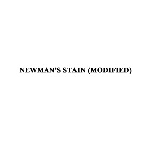NEWMAN'S STAIN (MODIFIED) For Microscopical Staining For bacteria and bovine cell in milk.