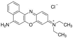 NILE BLUE CHLORIDE For Microscopy 5H-Benzo(a)phenazoxazine, 9-diethylamino-5-imino- ,hydrochloride;Benzo(a)phenazoxonium, 5-amino-9- (diethylamino),-chloride C.l.No.51180 Utilized in studies involved with lipid and possibly nuclei staining.