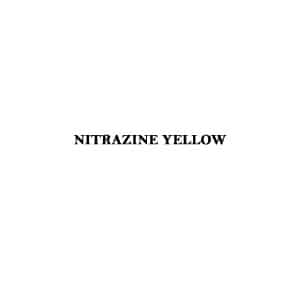 NITRAZINE YELLOW Indicator grade Phenaphthazine, (3E)-3-[(2,4-Dinitrophenyl)hydrazono]- 4-oxonaphthalene-2,7-disulphonic acid C.I.No.14890 To perform a fecal pH test for diagnosing intestinal infections or other digestive problems