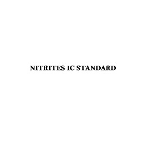 NITRITES IC STANDARD (NO2- 1000 mg/L in H2O) - traceable to NIST Expiry: 12 months after opening