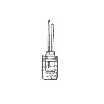 Osmometer pfeffer’s—Complete with poros pot and fine capillary manometer—Borosilicate glass