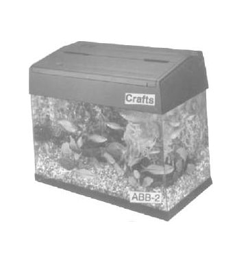 Plastic (Acrylic) Aquaria- 13" × 9" × 9"