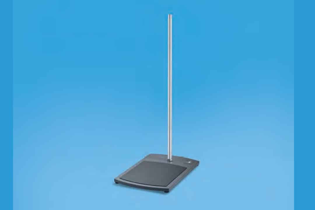 Plate Stand, Steel base with SS Rod -base size cm-20x30