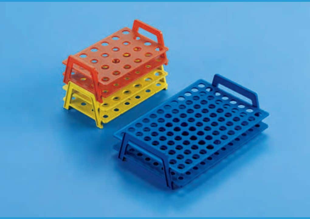 POLYWIRE Micro Tube Rack, Re-enforced Nylon-24 places