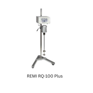 REMI RQ-100 Plus - Heavy Duty Direct drive Stirrer with brushless induction motor, frequency drive, chuck, digital speed...